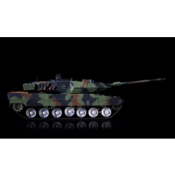 Czołg zdalnie sterowany ASG/dźwięk/dym 1:16 German Leopard II A6 RTR 2.4Ghz - Heng Long 3889-1U (S)